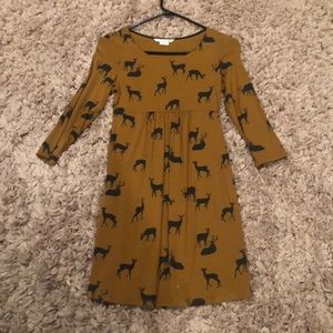 Boden reindeer dress.
